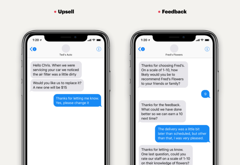 feedback text request