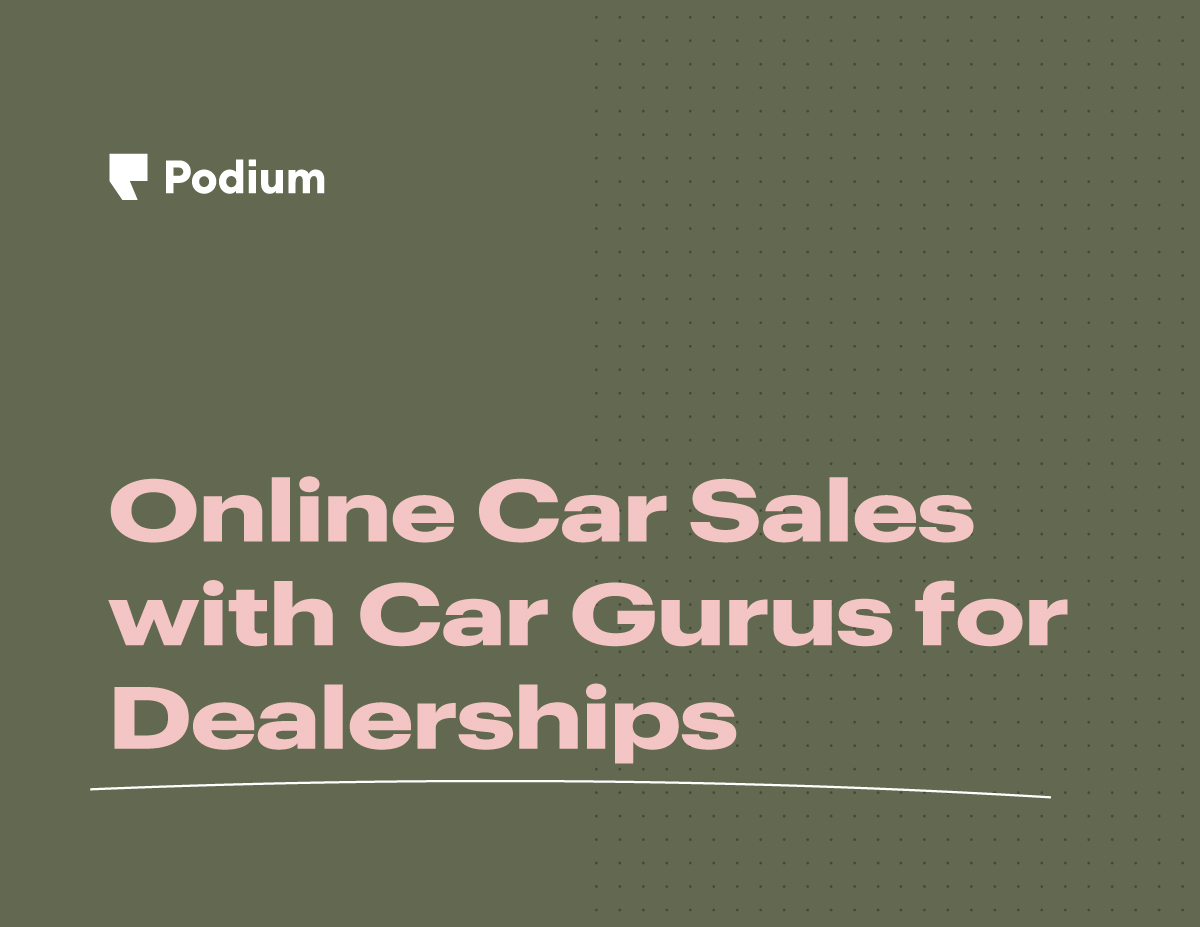 Online Car Sales with CarGurus for Dealerships