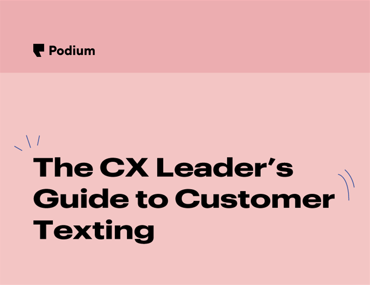 The CX Leader’s Guide to Customer Texting