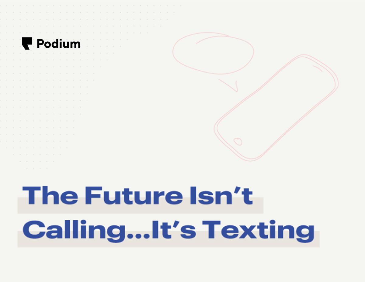 The Future Isn’t Calling…It’s Texting!