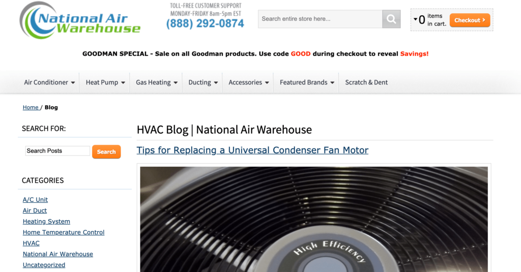 National Air Warehouse Blog