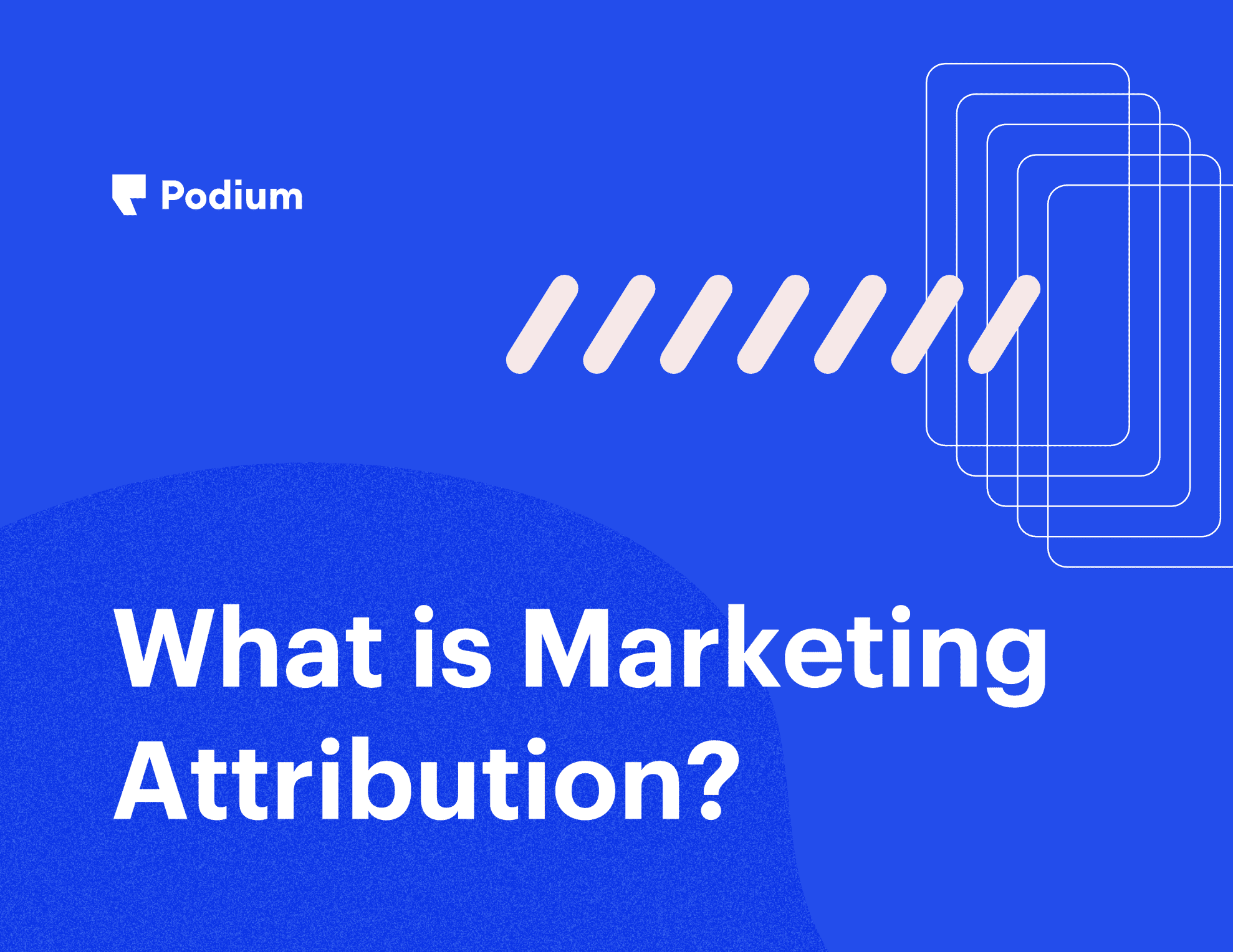What is marketing attribution?