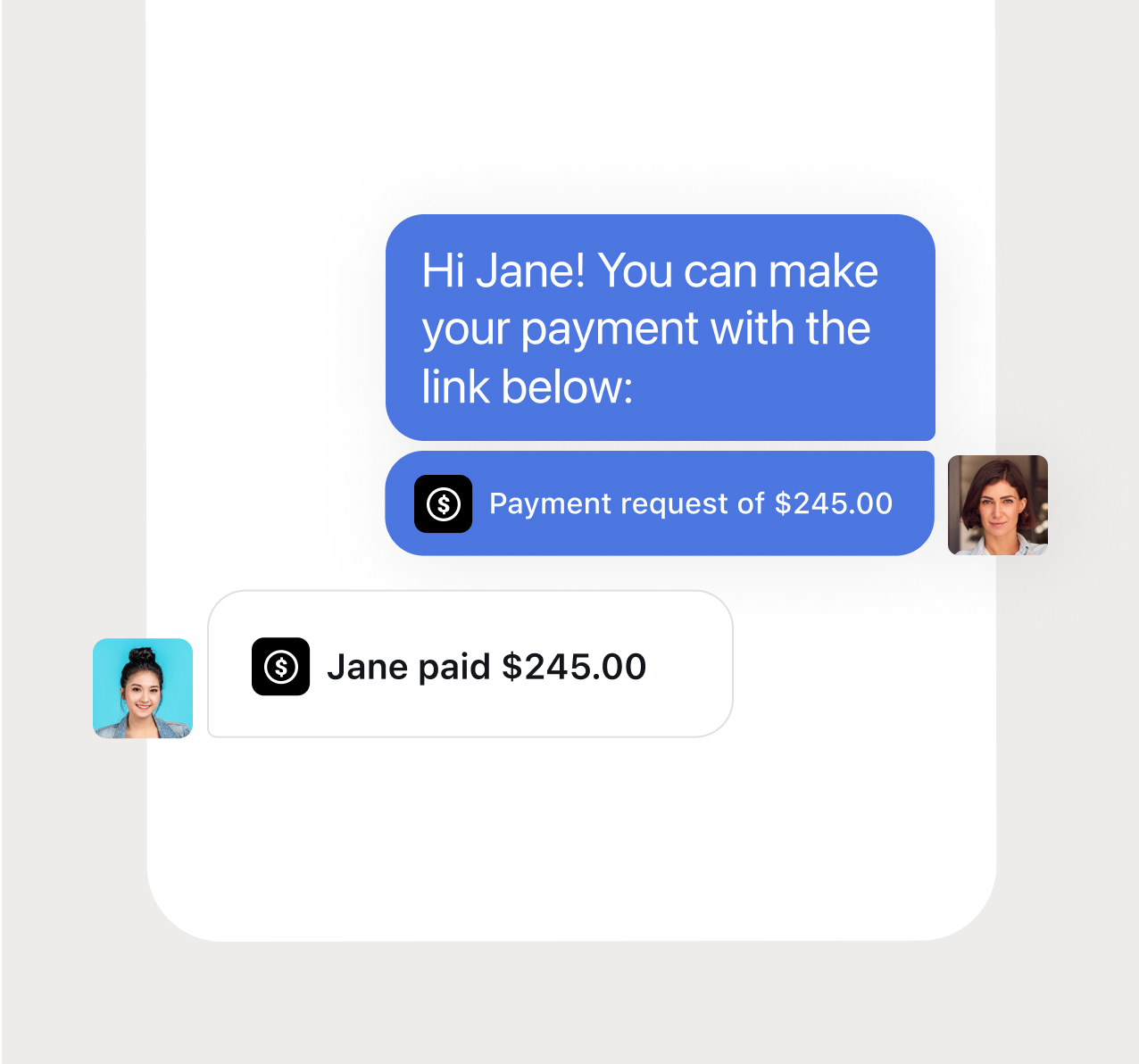 Text Payments Conversation