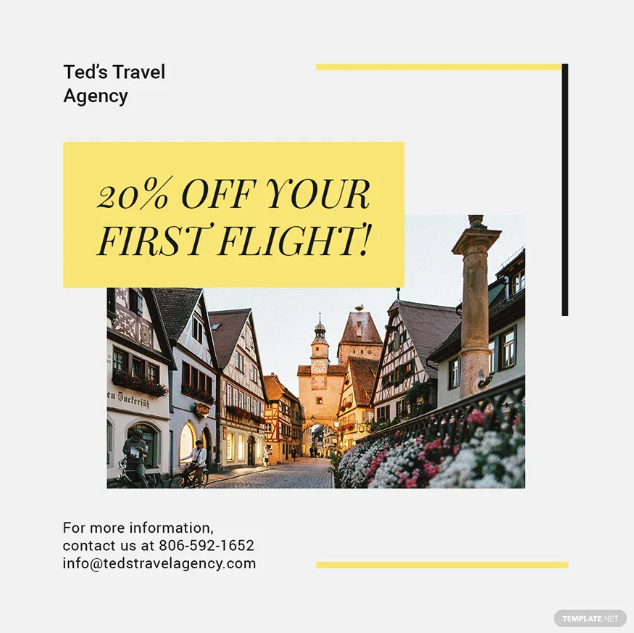 travel deal template
