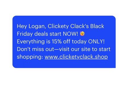 clickety clack black friday