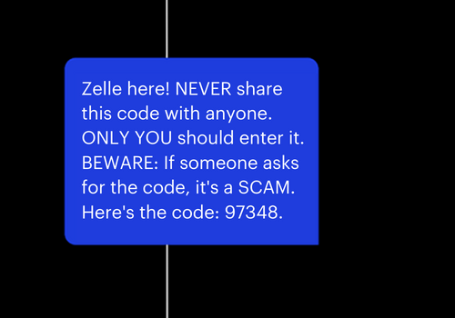 2 factor authentication scam text