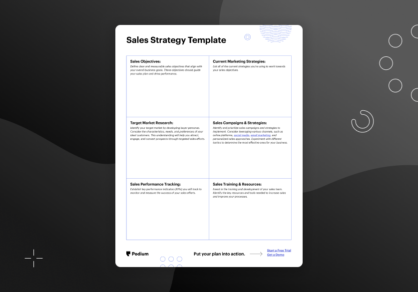 Sales Strategy Template
