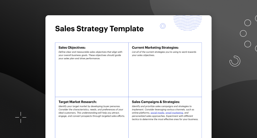 Sales Strategy Worksheet