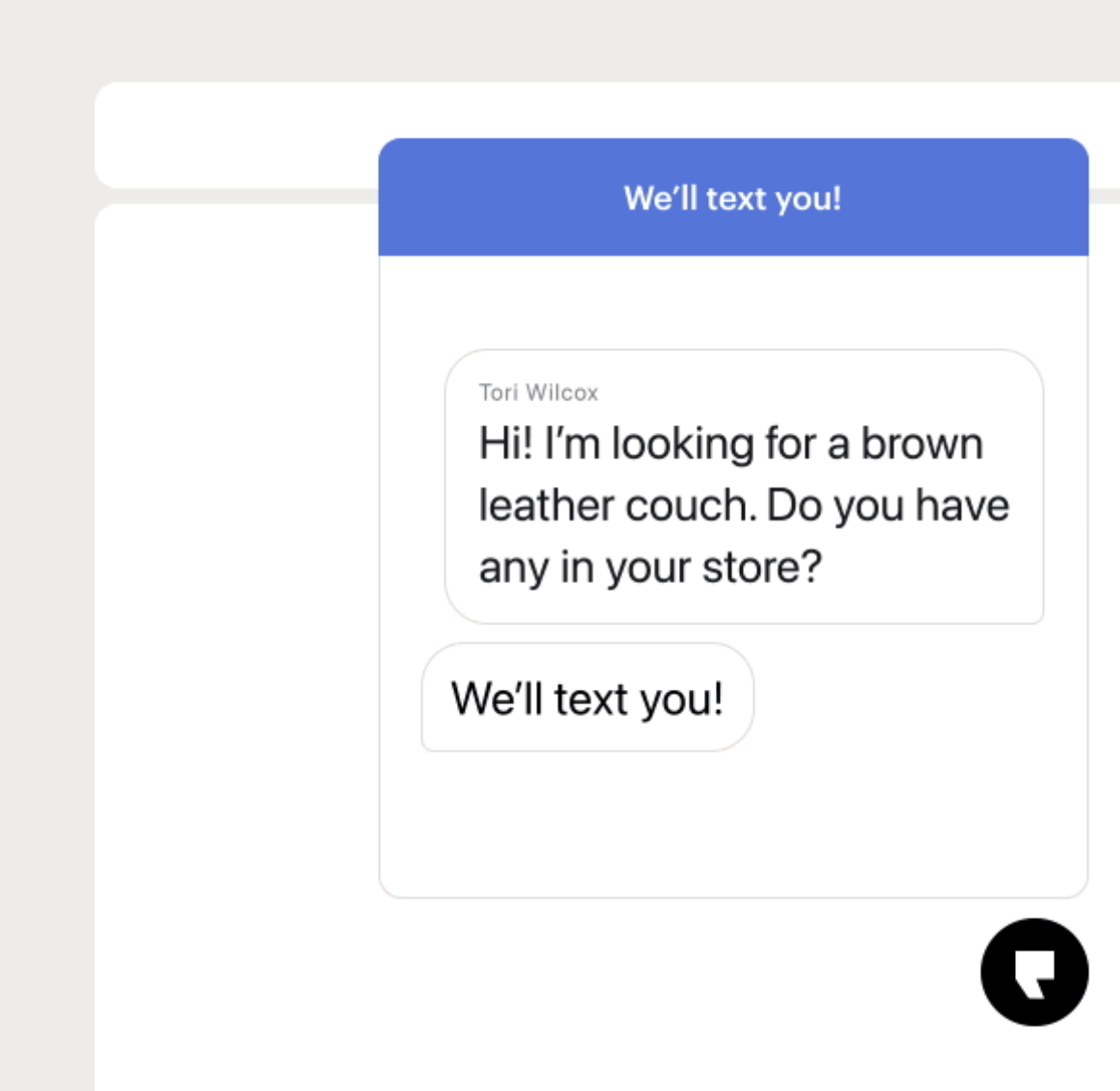 example of ai in chatbots or web chat through podium