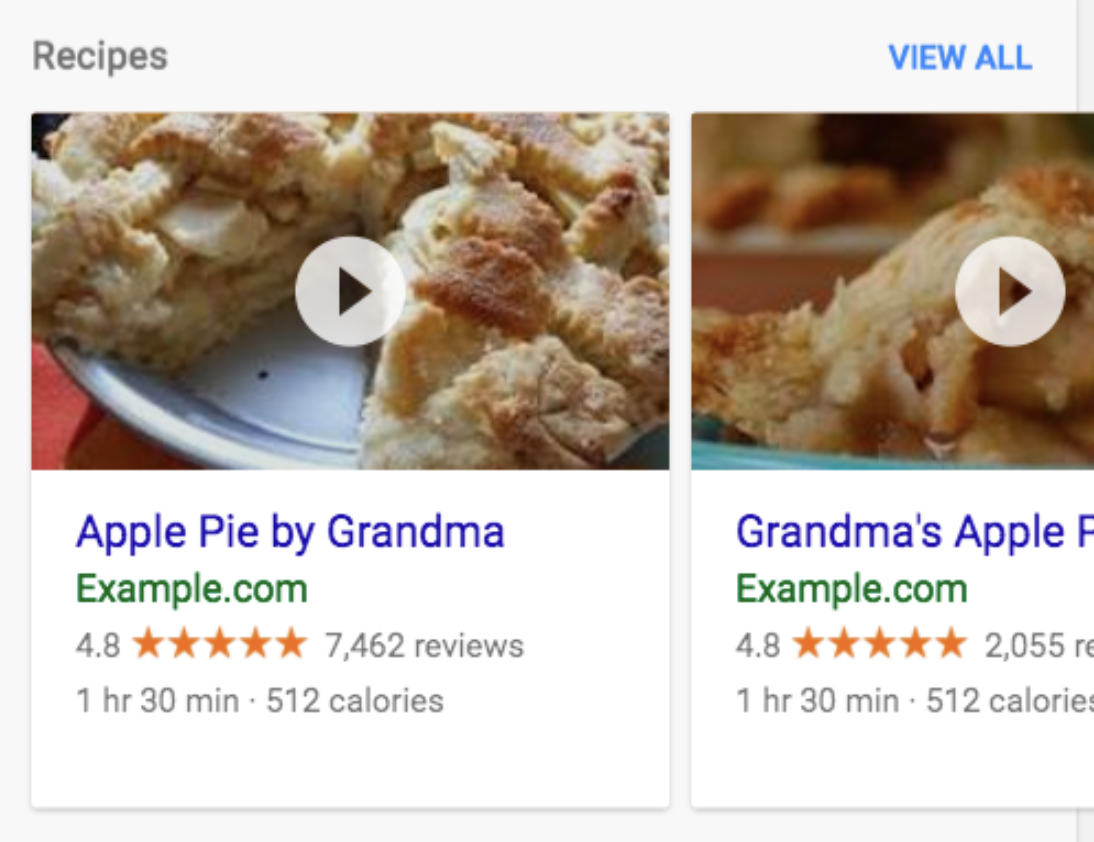 Google Star Ratings on the SERP