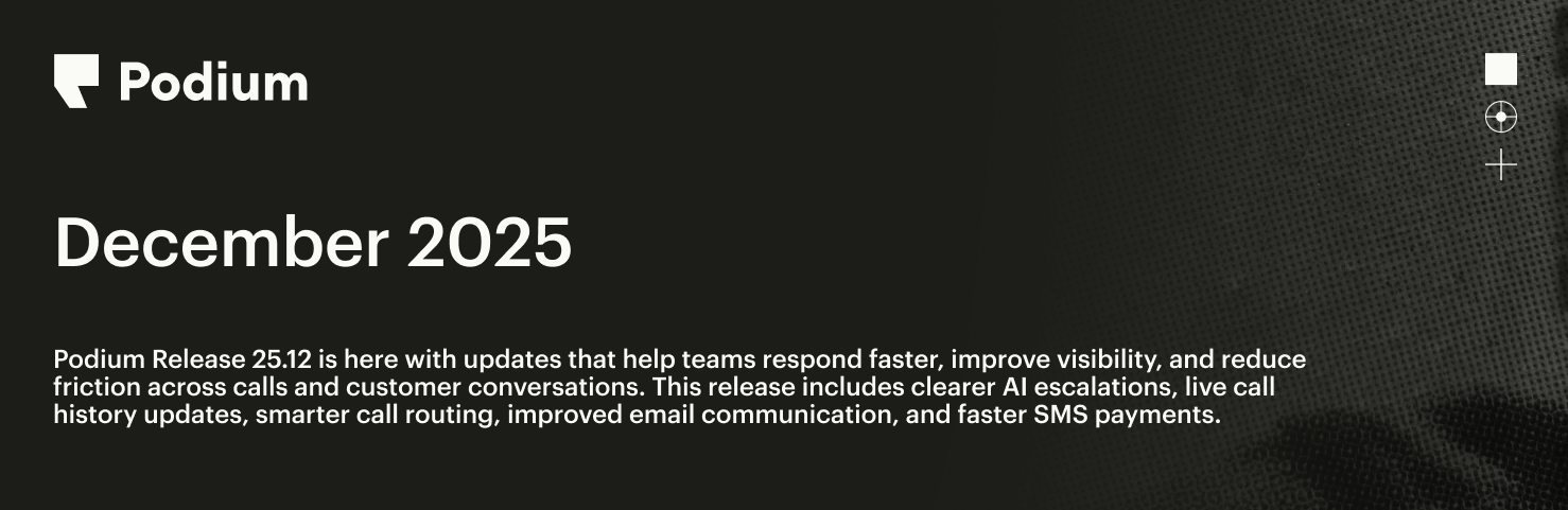 Podium Release 25.12